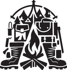 Family reunion icon silhouette vector with white background 