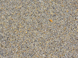 pebbles and sand