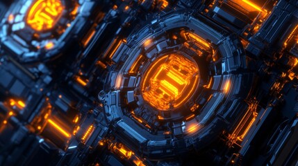 Fototapeta premium Glowing Abstract Design with Clean Lines and Natural Light