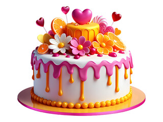 Colorful Cake for Celebrations.