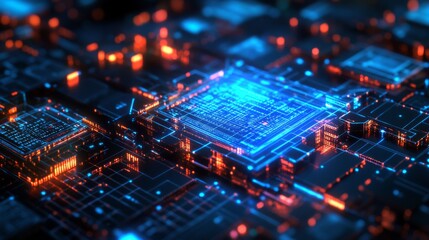 Modern Computing with Clean Lines and Abstract Design