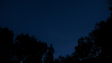 Naklejka premium Night sky with stars