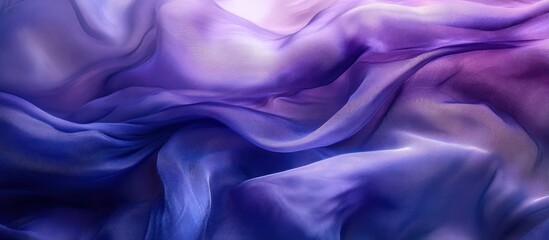 Fototapeta premium Abstract purple and blue silk fabric texture.