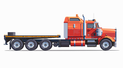 Heavy Transport Tax Concept in Flat Vector Design