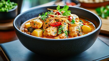 Massaman Gai - Chicken Peanut Curry.