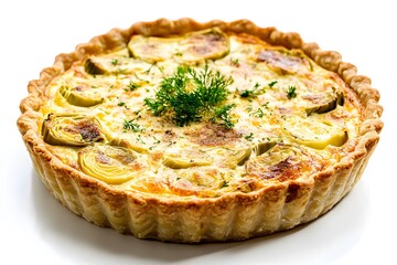 Fresh Artichoke Quiche