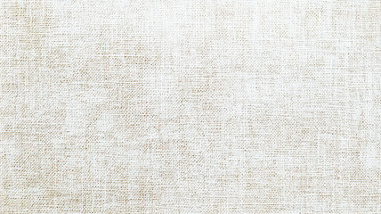 Fototapeta premium Neutral beige and white fabric texture background with fine weave pattern for design and decoration projects.