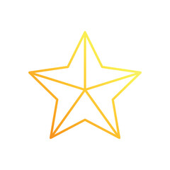 Fototapeta premium Golden Stars vector icon