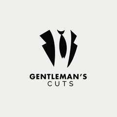 Elegant and modern men's wear logo design, perfect for fashion brands and businesses looking to make a stylish statement.