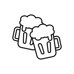 Cheers Emoji vector icon