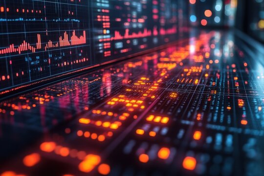 Innovative holographic technology in financial data analysis and marketing strategy development