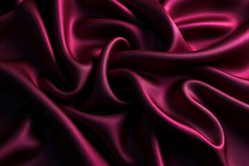 Obraz premium Black dark gray purple burgundy red background. Silk satin fabric. Luxury elegant premium rich. Shiny glitter shimmer silky. Drapery fold crease. Christmas, Valentine romance festival., generative ai
