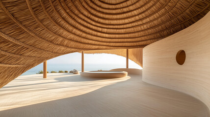 Artistic wooden design highlighting natural textures