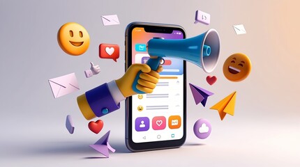 Smartphone App Announcement: Playful 3D Cartoon Style
