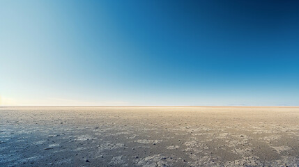 Fototapeta premium Blue sky and earth, horizon