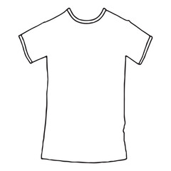 Fashion Flat Sketches for T-shirt Top Illustration Design