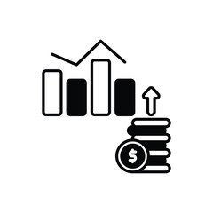 Growth vector icon