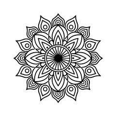 Mandala Affirmations adult coloring book page for kdp book interior. Peaceful Petals, Ability to Relax, Brain Experiences, Harmonious Haven, Peaceful
