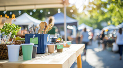 Outdoor Market for Upcycled and Eco-Friendly Products