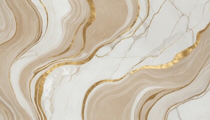 Rich beige marble with subtle white and gold accents