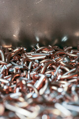 Copper wire, scrap metal and raw material energy industry