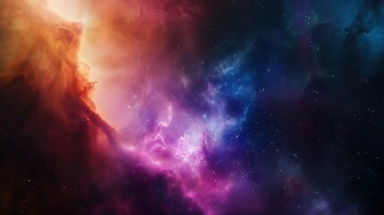   A vibrant celestial scene featuring myriad stars and a luminous centerpiece