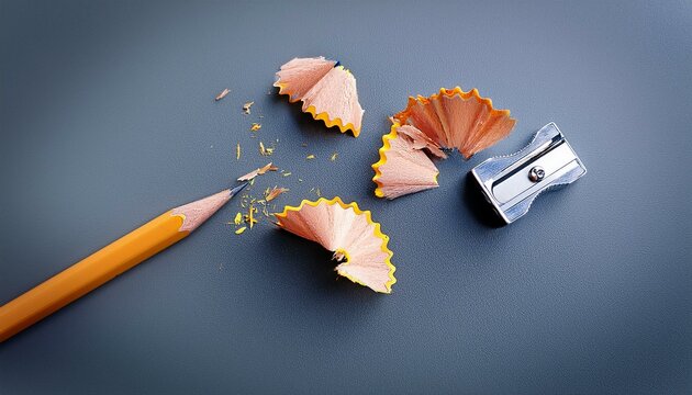 pencil and sharpener
