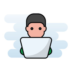 Employee vector icon