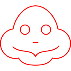 Turtle Face icon single vector illustration