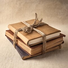 old book on a wooden table