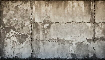 Obraz premium Weathered concrete grunge with rustic, aged tones