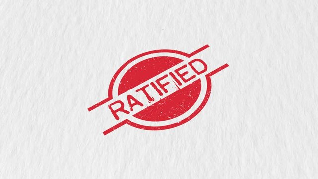 RATIFIED Stamp