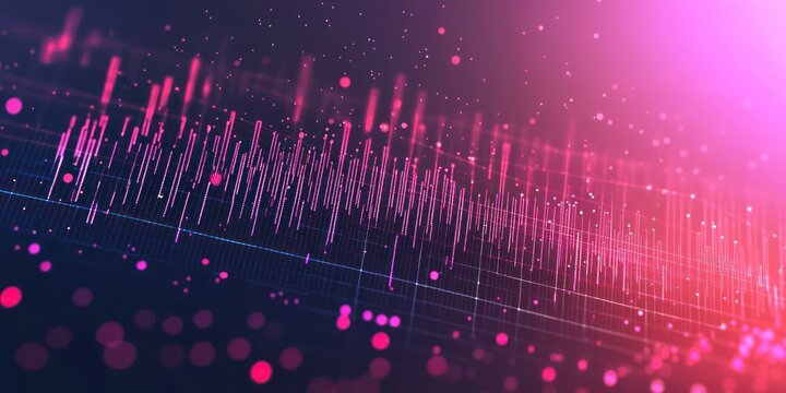 Minimal scatter plot with soft gradient in background.