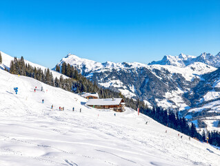 Kitzbuhel, ski resort in Austrian Alps