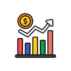 Market Trend vector icon