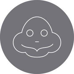 Turtle Face icon single vector illustration