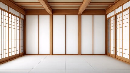 Obraz premium Modern Japanese Interior Design
