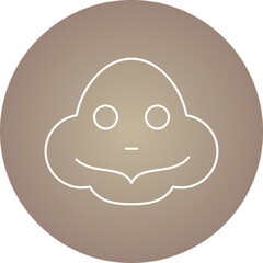Turtle Face icon single vector illustration