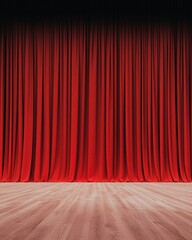 Red Theater Curtain