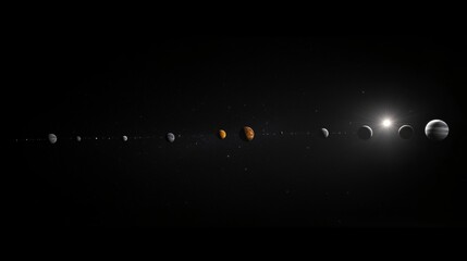 Solar System Planets Alignment