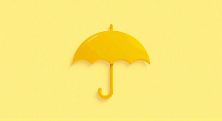 yellow umbrella isolated on white, umbrella, rain, vector, illustration, weather, icon, protection, parasol, season, cloud, art, symbol, autumn, design, object, water, sky, color, open, wet, rainy, si