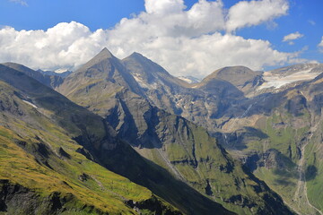 Grossglockner High Alpine Road, station Fuscher Toerl. The Alps, Austria, Europe. 
