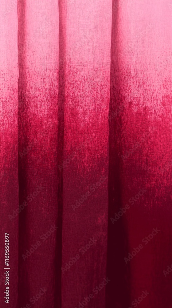 Poster gradient background blending deep crimson into soft blush pink with heart outlines, perfect for roma
