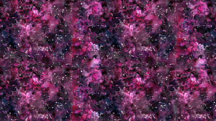 seamless pattern with stars and galaxies