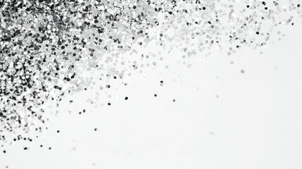 Obraz premium huge confetti shower on clean white backdrop