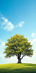 Obraz premium Concept photo of tree with space for text