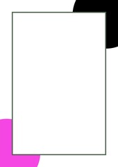 Artistic colored vertical borders and Frames, Photo frames, Colorful Borders,