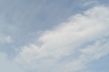 Blue sky background with clouds. Cloudy sky.