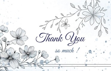 Thank You Karte romantisch	