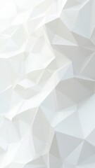 Fototapeta premium White geometric low poly background with abstract folded surface